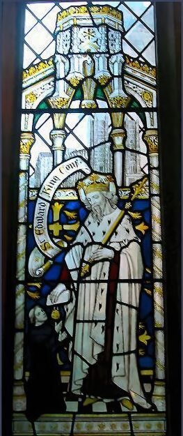 Edward the Confessor in stained glass