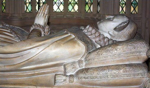Effigy of Mary, Queen of Scots, Henry VII Chapel, Westminster Abbey