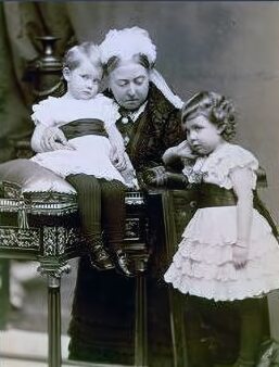 Queen Victoria with her grand children