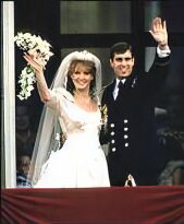 The wedding of Prince Andrew and Sarah Ferguson